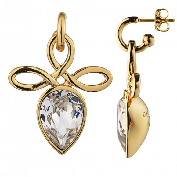 Dyrberg/Kern Ginette Swarovski crystal earrings - Picture 7 of 7